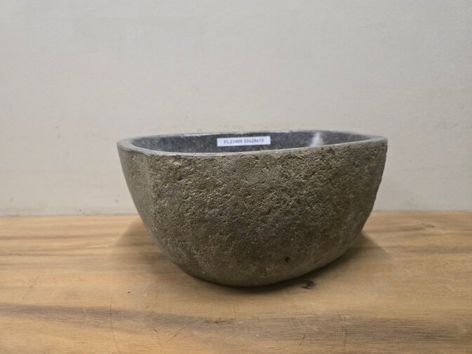 Waskom Natuursteen - 33x28x15cm - FL23499