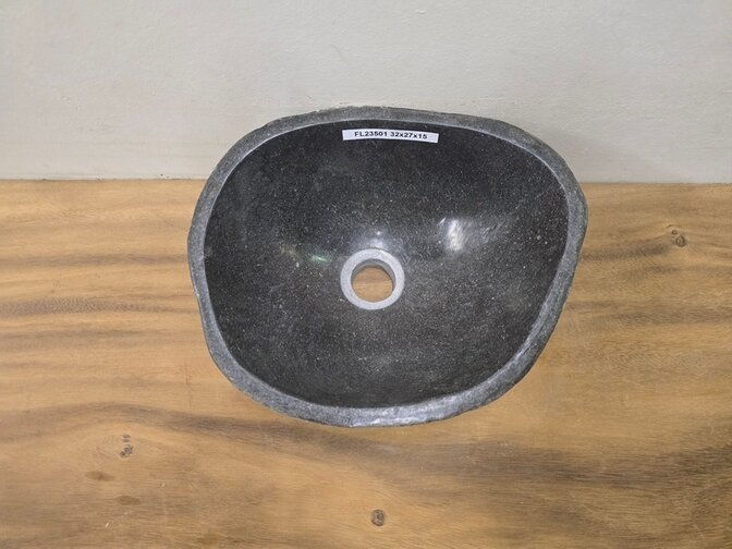 Waskom Natuursteen - 32x27x15cm - FL23501
