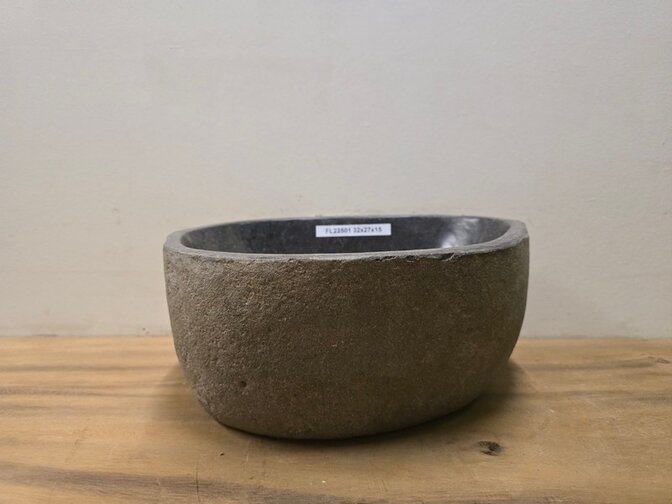 Waskom Natuursteen - 32x27x15cm - FL23501