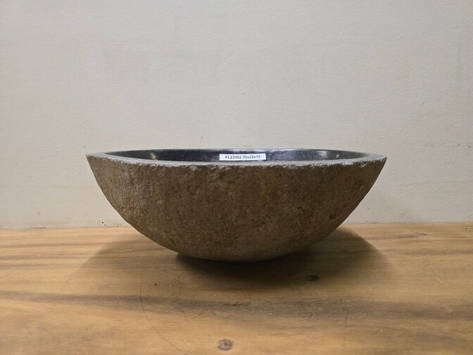 Waskom Natuursteen - 39x32x15cm - FL23502