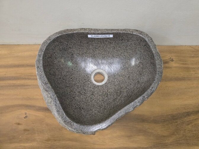 Waskom Natuursteen - 41x34x15cm - FL23503