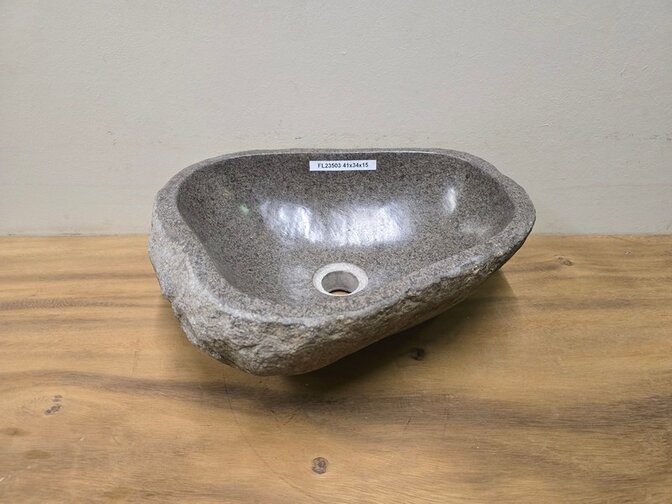 Waskom Natuursteen - 41x34x15cm - FL23503