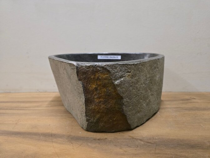 Waskom Natuursteen - 35x29x15cm - FL23506