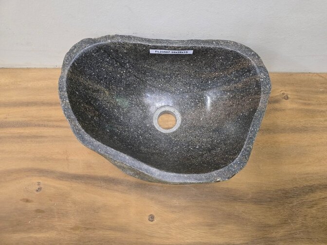 Waskom Natuursteen - 39x28x15cm - FL23507