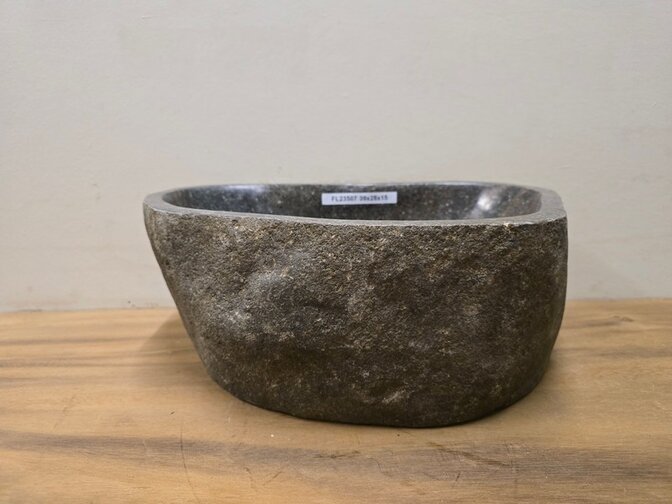 Waskom Natuursteen - 39x28x15cm - FL23507