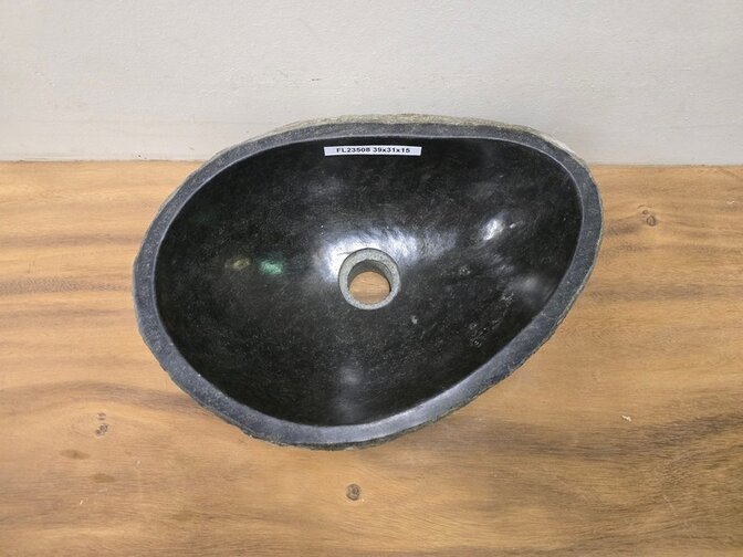 Waskom Natuursteen - 39x31x15cm - FL23508