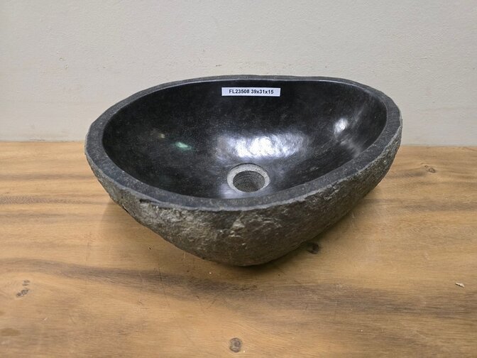 Waskom Natuursteen - 39x31x15cm - FL23508