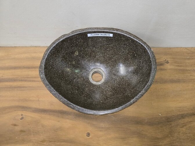 Waskom Natuursteen - 36x28x15cm - FL23509