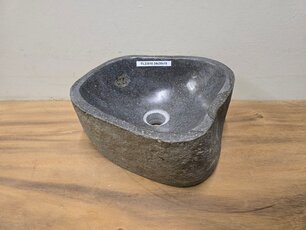Waskom Natuursteen - 34x30x15cm - FL23510