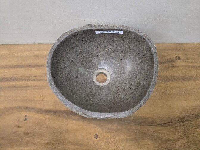 Waskom Natuursteen - 33x29x15cm - FL23514