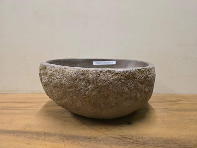 Waskom Natuursteen - 33x29x15cm - FL23514