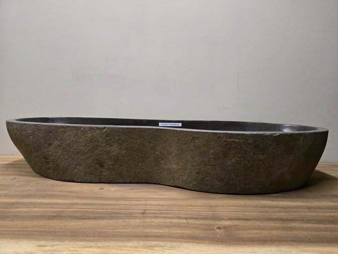 Wasbak natuursteen - 96x39x15cm - FL23517