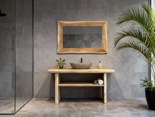 Suar badmeubelset 150cm incl  spiegel & waskom