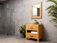 Compleet wastafelmeubel set 80cm  - Naturel