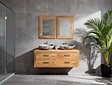 Wastafelmeubel set 140cm - Naturel teak
