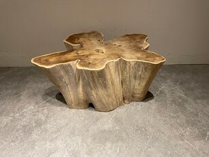 Wortelhout salontafel 85/105x45cm IJ03-2554