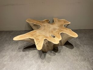 Wortelhout salontafel 110/130x43cm IJ08-2554