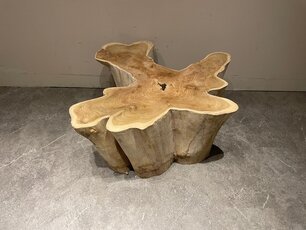 Wortelhout salontafel 95/105x45cm IJ09-2554