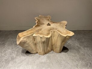 Wortelhout salontafel 80/90x45cm IJ10-2554