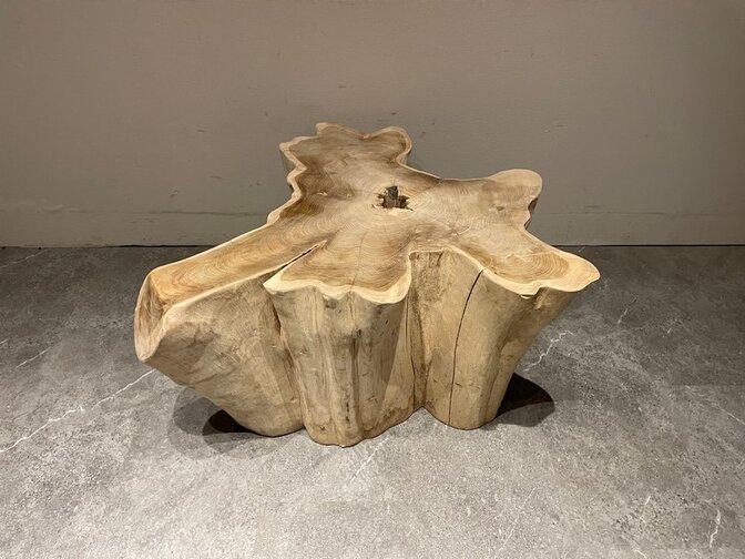 Wortelhout salontafel 80/90x45cm IJ10-2554