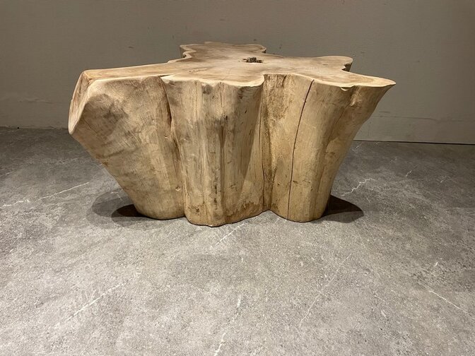 Wortelhout salontafel 80/90x45cm IJ10-2554