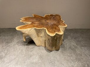 Wortelhout salontafel 85/95x40cm IJ12-2554