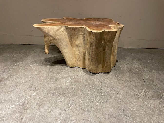 Wortelhout salontafel 85/95x40cm IJ12-2554