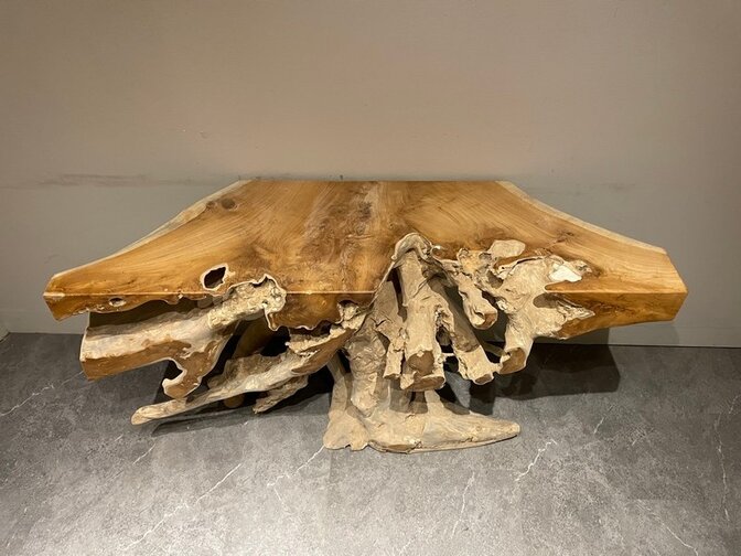 Wortel wandtafel 155x46x80cm - IJ18-2554