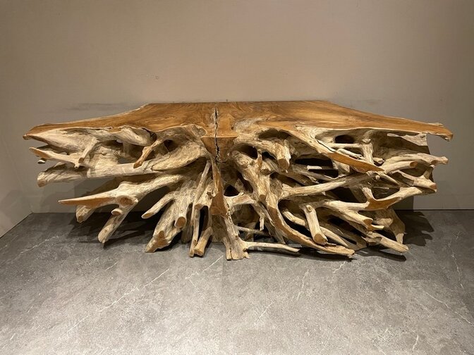 Wortel wandtafel 200x45x80cm - IJ21-2554