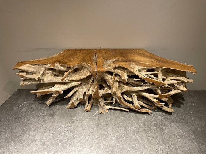 Wortel wandtafel 200x45x80cm - IJ21-2554