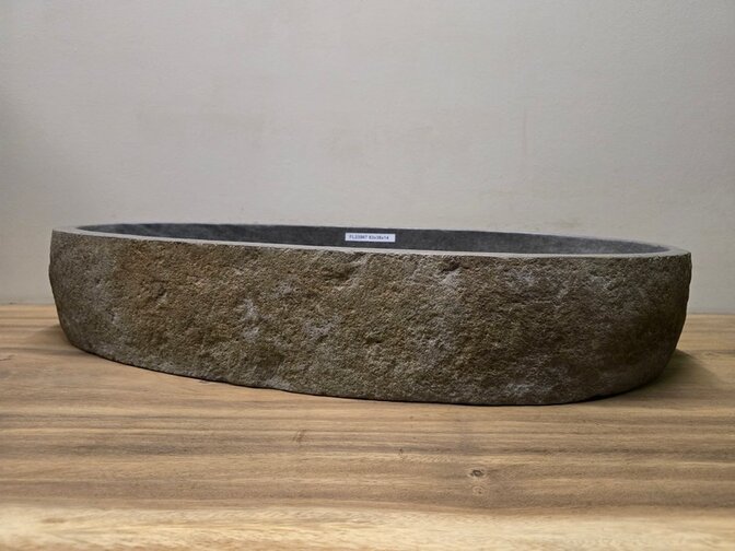 Wasbak natuursteen FL23567 - 82x38x14cm