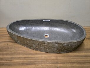 Wasbak natuursteen FL23567 - 82x38x14cm