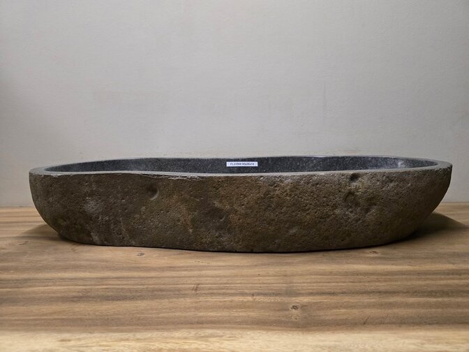 Wasbak natuursteen FL23569 - 90x36x14cm