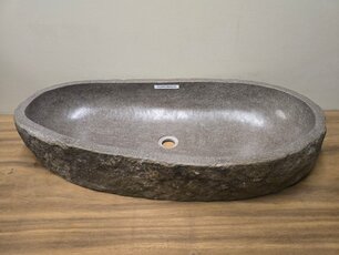 Wasbak natuursteen FL23570 - 88x41x14cm