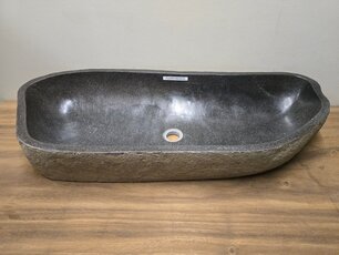 Wasbak natuursteen FL23572 - 93x34x14cm