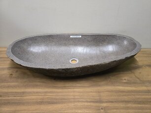 Wasbak natuursteen FL23575 - 86x41x14cm