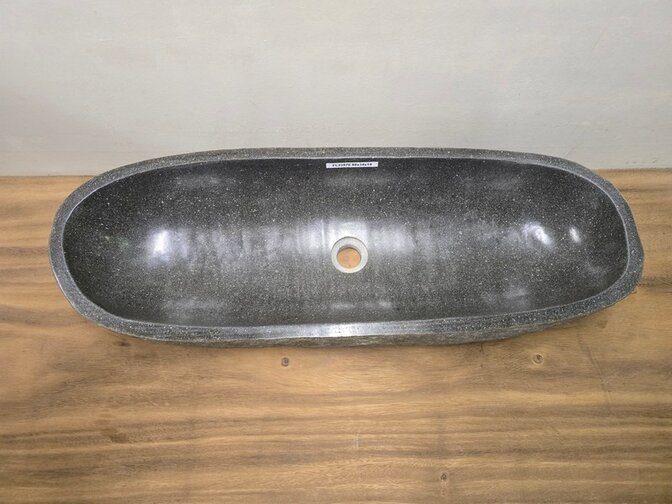Wasbak natuursteen FL23576 - 88x34x14cm