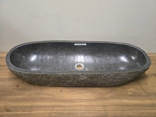 Wasbak natuursteen FL23576 - 88x34x14cm