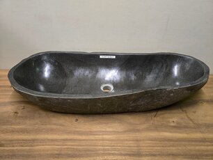 Wasbak natuursteen FL23577 - 92x36x14cm