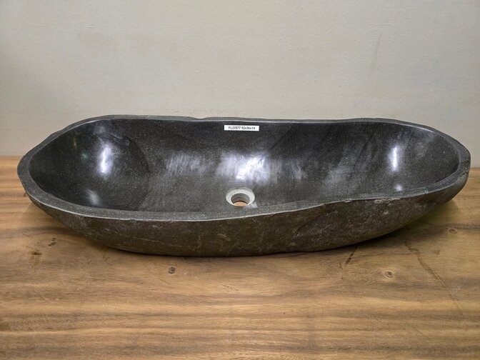 Wasbak natuursteen FL23575 - 86x41x14cm
