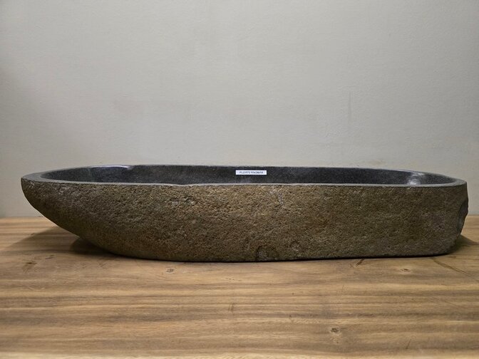 Wasbak natuursteen FL23577 - 92x36x14cm