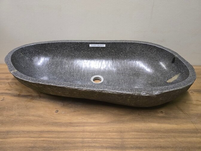 Wasbak natuursteen FL23571 - 80x39x14cm