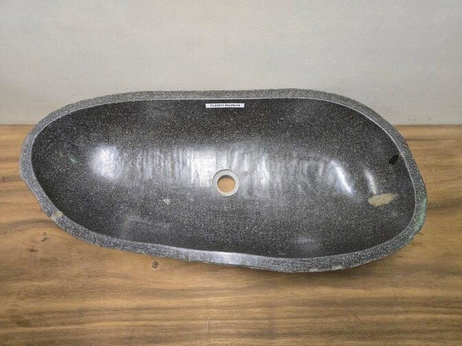Wasbak natuursteen FL23578- 92x38x14cm