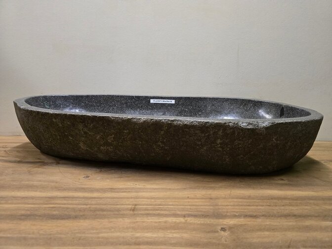 Wasbak natuursteen FL23578- 92x38x14cm