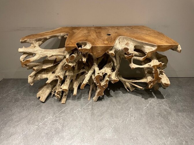 Wortel wandtafel 150x45x80cm - IJ22-2554