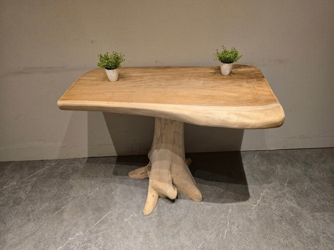 Wortelhouten eettafel 65x105x80cm - SR2584-04