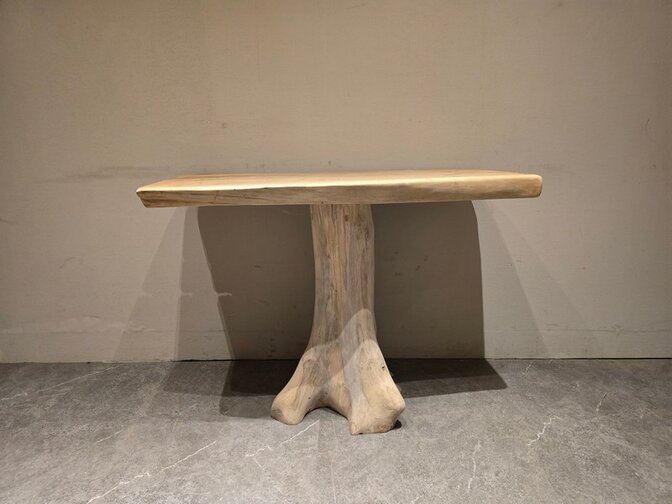 Wortelhouten eettafel 60x110x75cm - SR2584-05