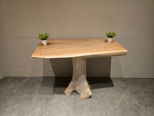 Wortelhouten eettafel 60x110x75cm - SR2584-05