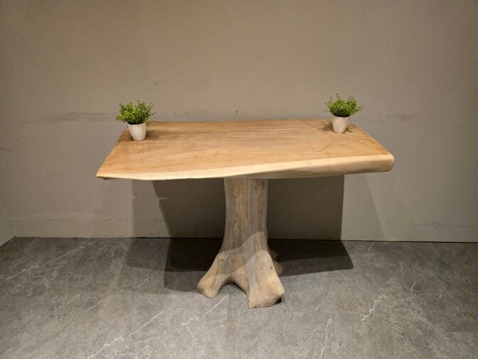 Wortelhouten eettafel 60x110x75cm - SR2584-05