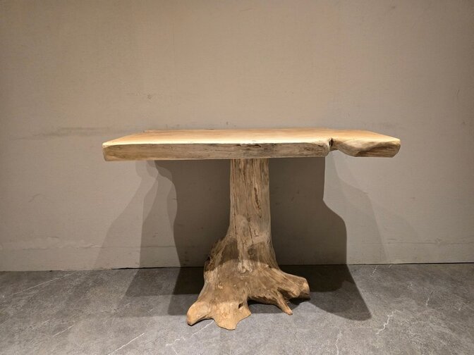 Wortelhouten eettafel 65x100x75cm - SR2584-07